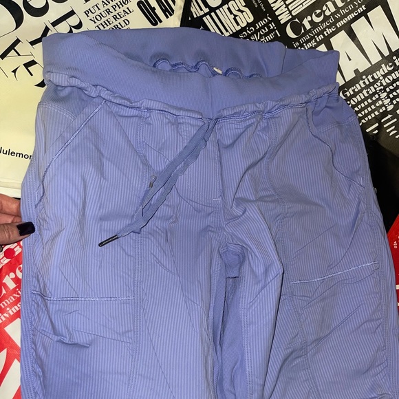 Lululemon Street To Studio Pants. Periwinkle/Lullaby. Sz 12 - Picture 5 of 15